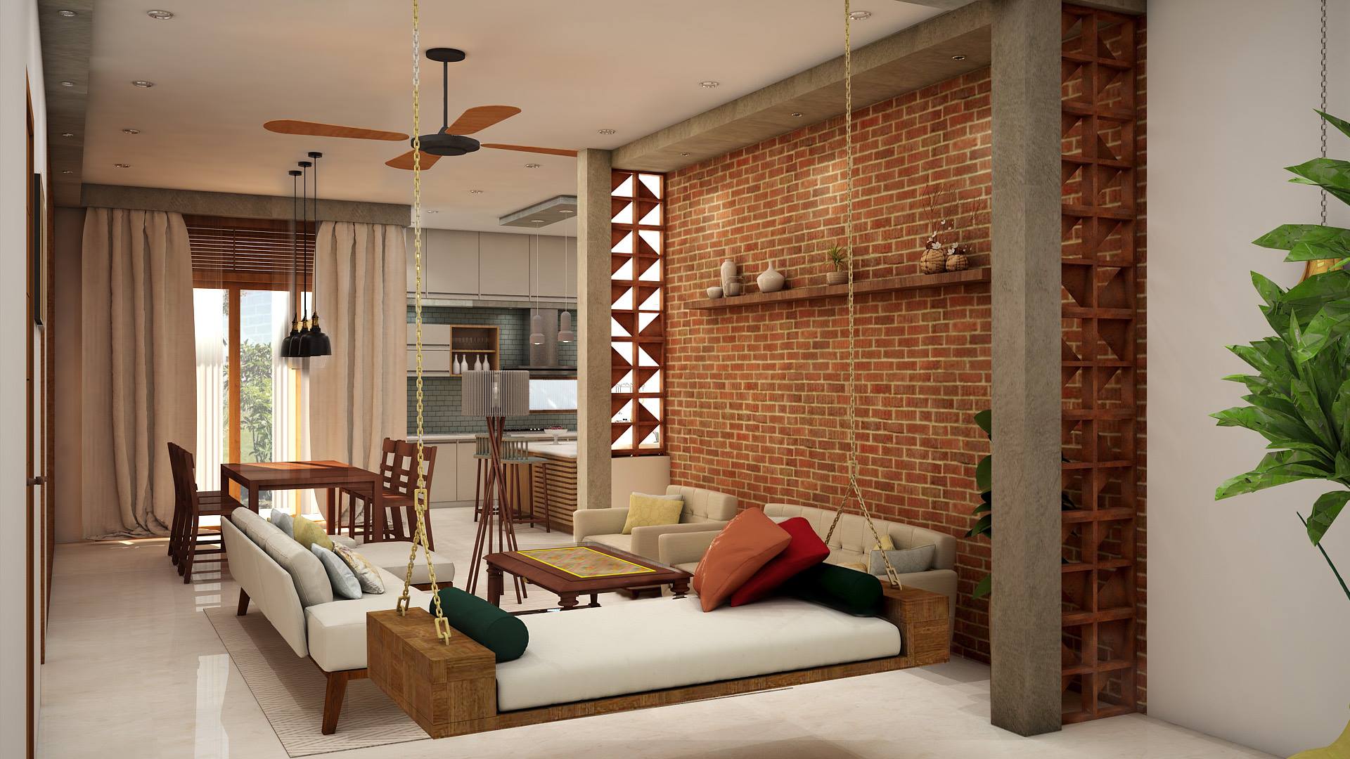 Lateral Architectural Services Pvt Ltd - The extended family apartment ...