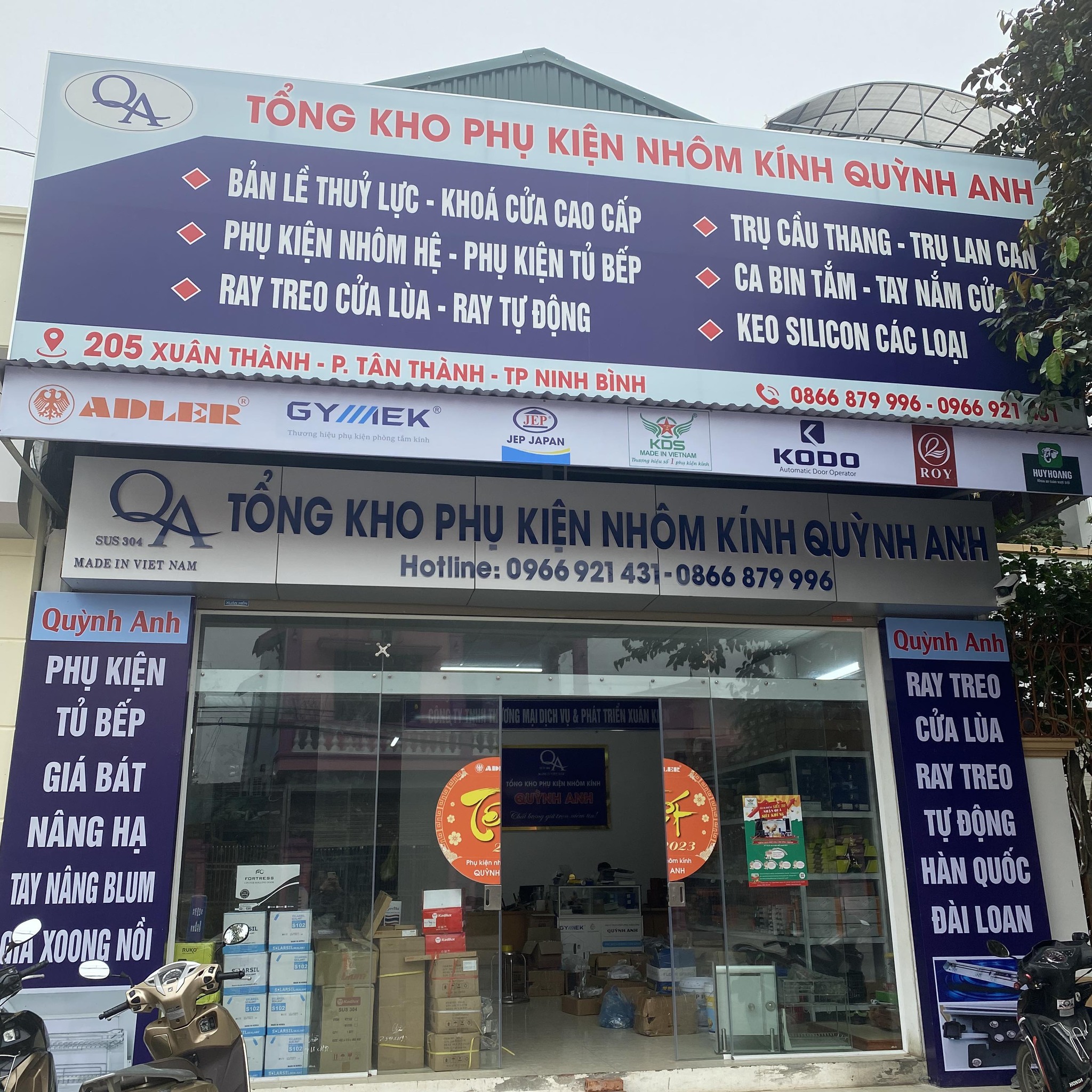 Tổng Kho Phụ Kiện Nhôm Kính Quỳnh Anh | Ninh Bình