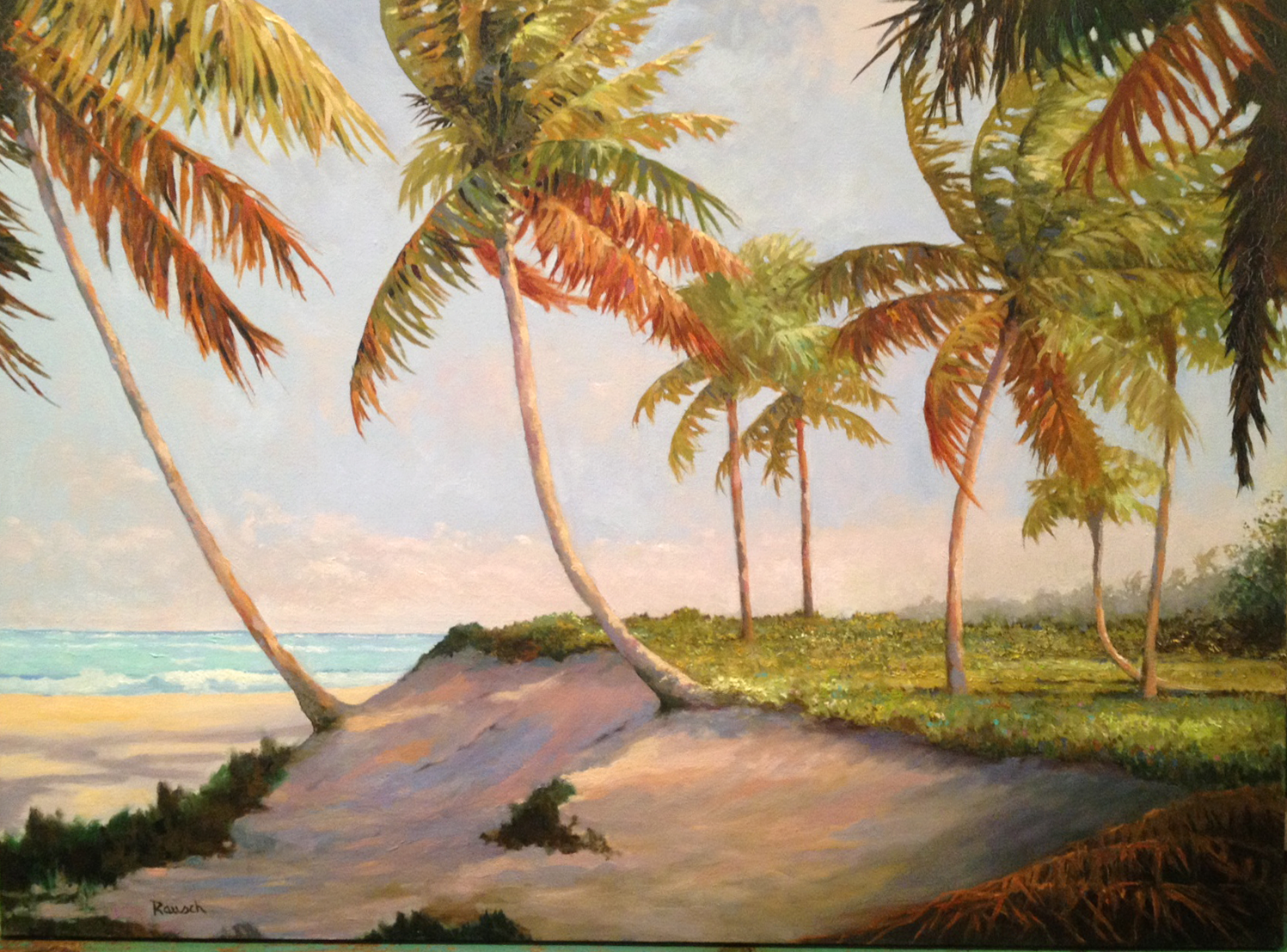 Patrick Rausch Fine Art - I saw this dolphin photo and had to paint it ...