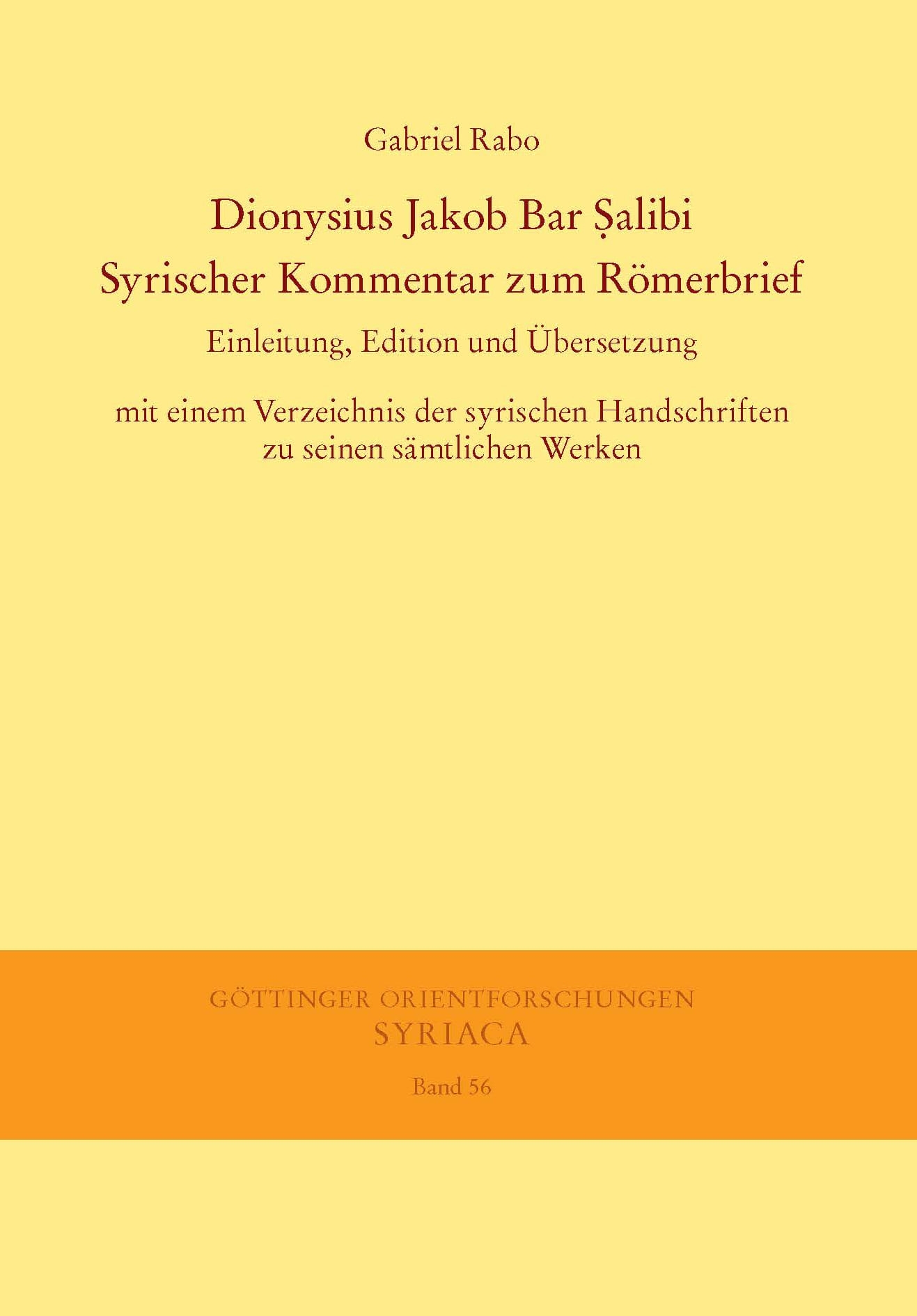 Dionysius Jakob Bar Salibi