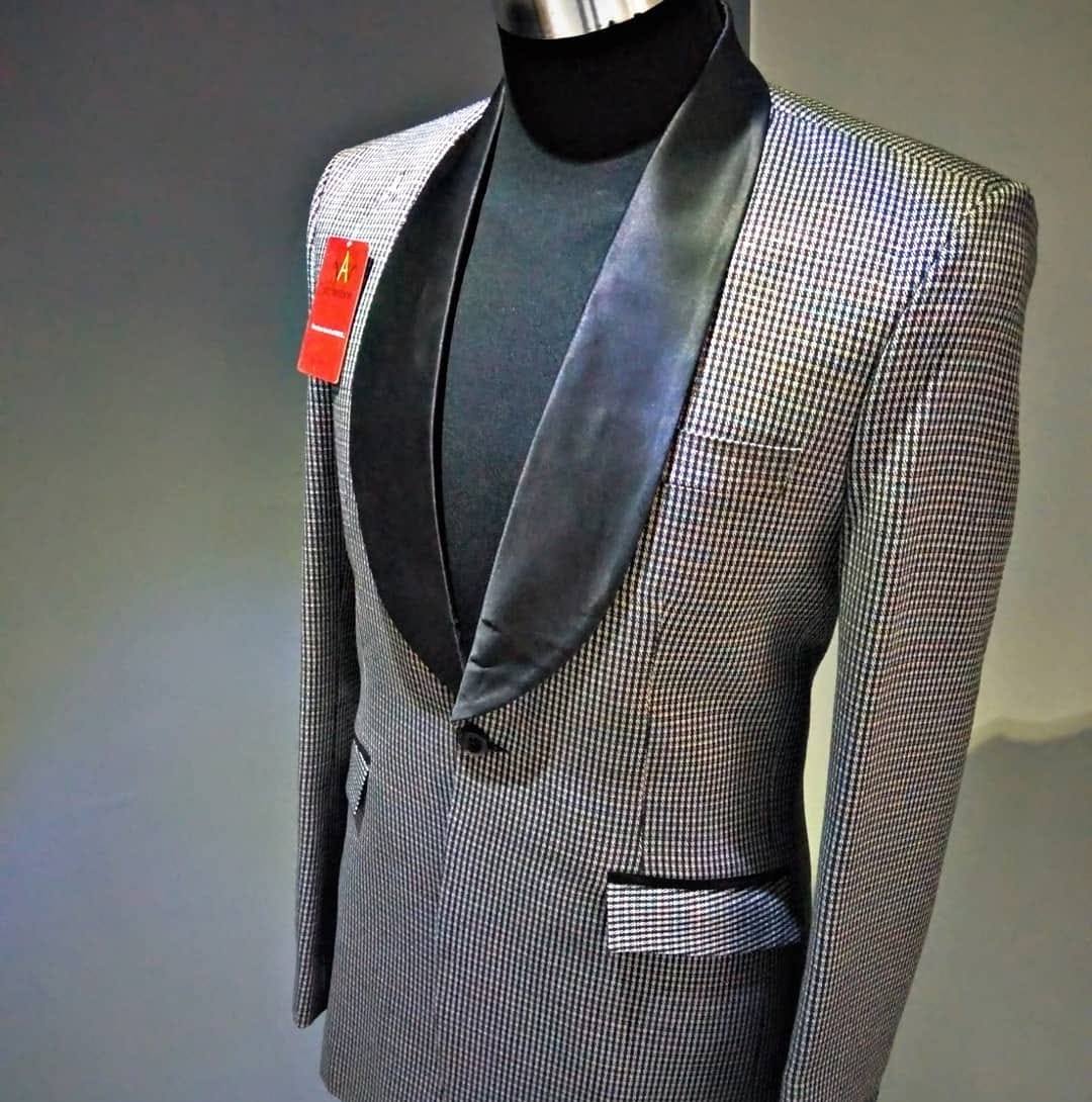 Ivory white tuxedo. Crisp white shirt. Classic black bow tie. Perfectly ...