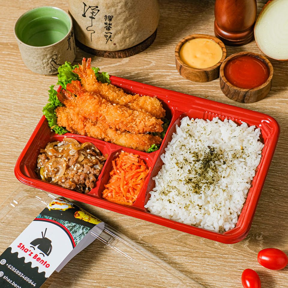 Shaz - SHAZ HEMAT B: Cuma 30 ribuan dapet bento + es teh 🔥 Makan enak ...