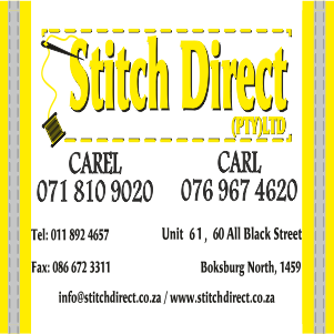Stitch Direct | Boksburg
