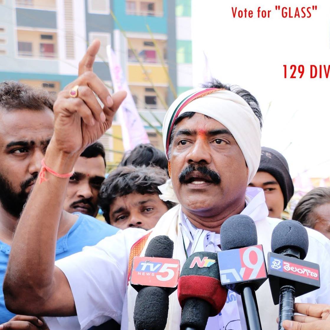 Avirneni Srinivasa rao,129 Division- Suraram,vote for GLASS