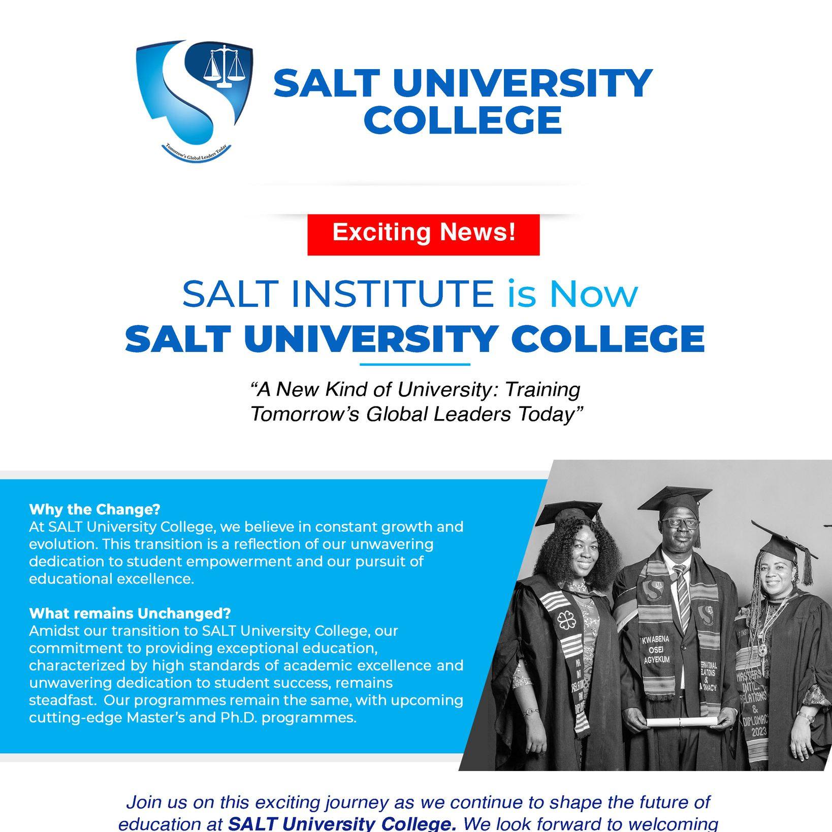 SALT University College | Accra