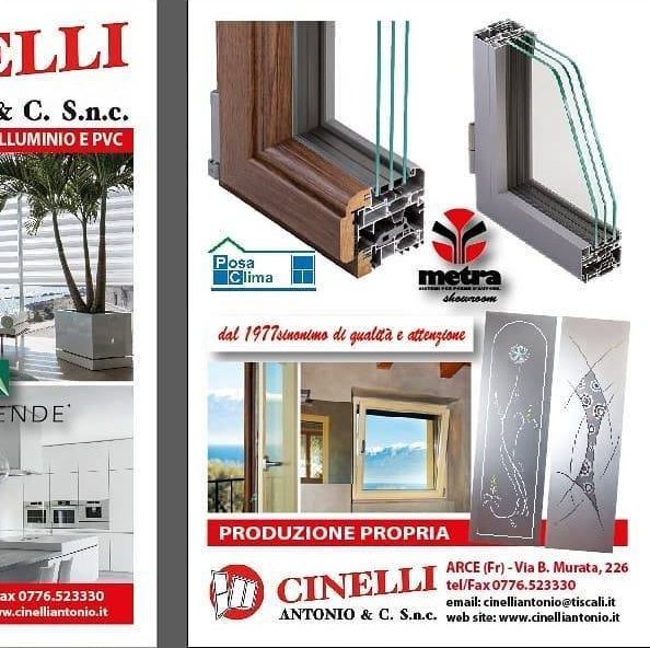Profilo per Infissi Cinelli Antonio Artigiani produzione infissi