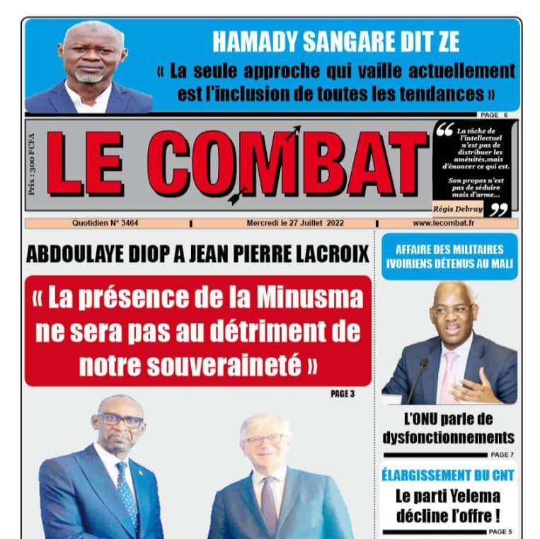 Le Journal Le Combat | Bamako