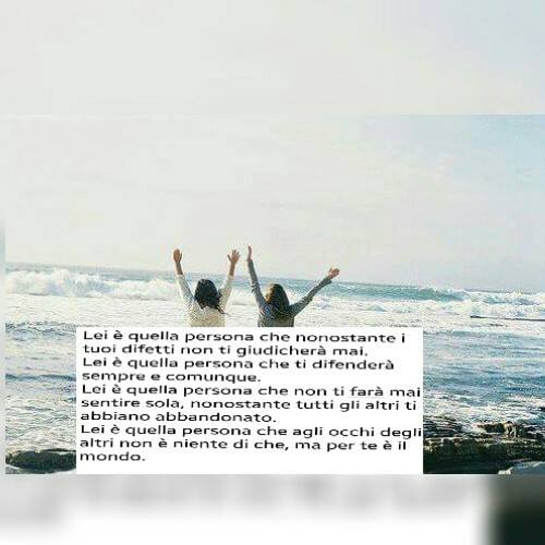 Il Mio Infinito, La Mia Migliore Amica.