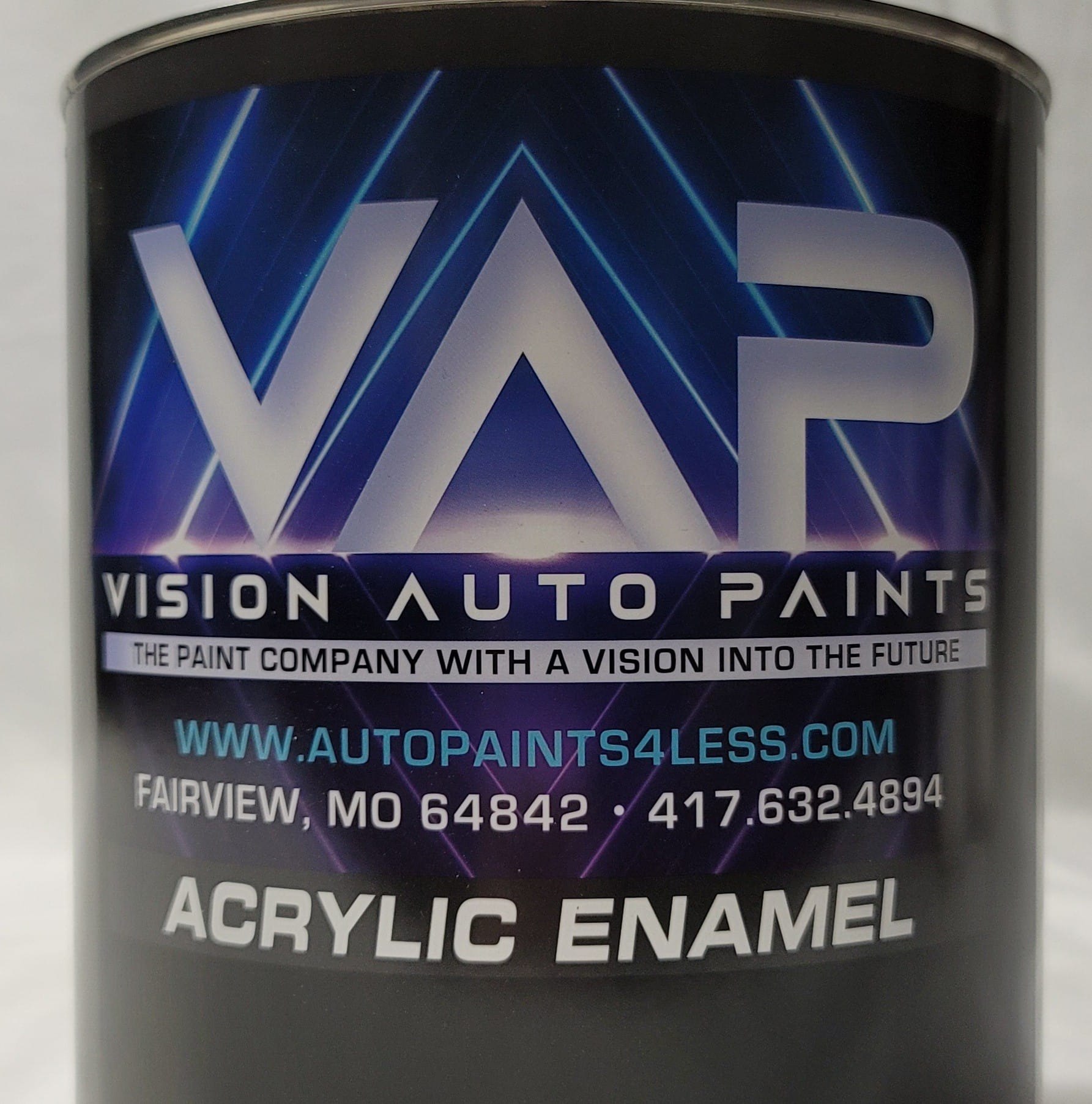 Vision Auto Paint 1378 Crazy Purple Metallic – Single Stage Acrylic Enamel Quart – High Gloss