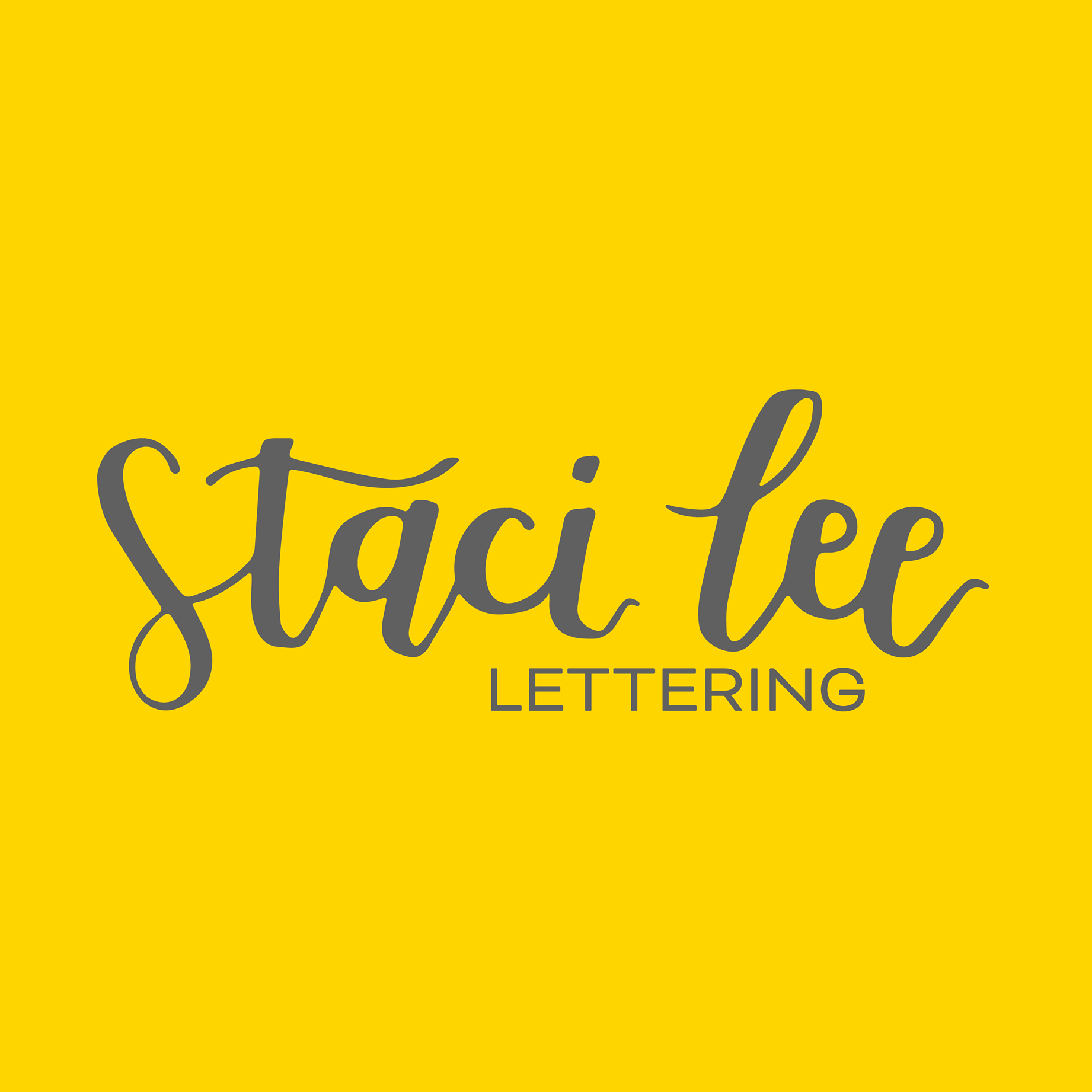 Staci Lee Lettering