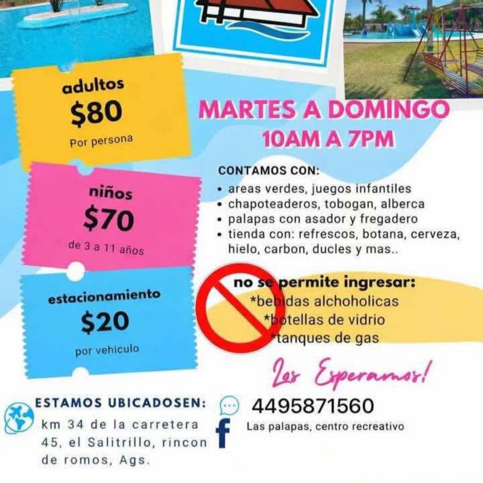 Las Palapas, centro recreativo | Aguascalientes