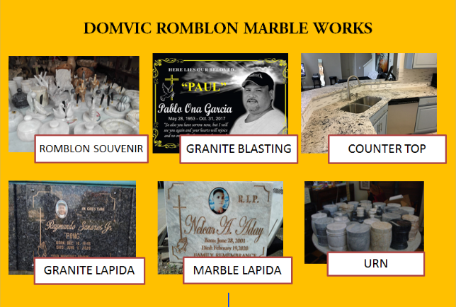 Domvic Romblon Marble WORKS | Kawit