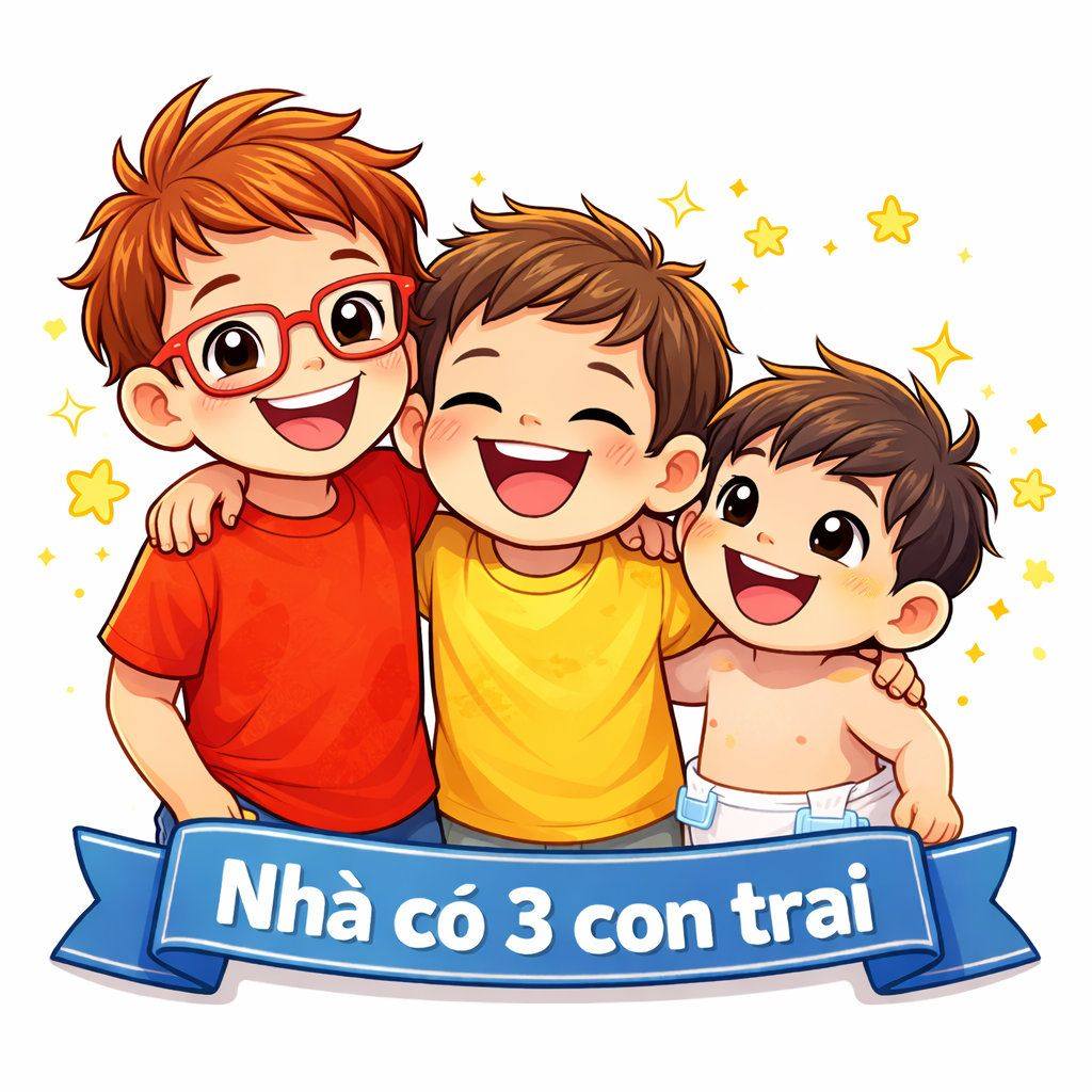 Nhà có 3 con trai | Long An