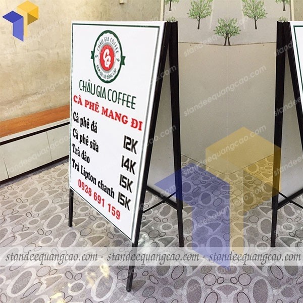Standee Khung Sắt Chắn Gió - XƯỞNG LÀM CHÂN STANDY CHÂN SẮT NGOÀI TRỜI ...