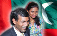 President Nasheed and First Lady Laila Ali