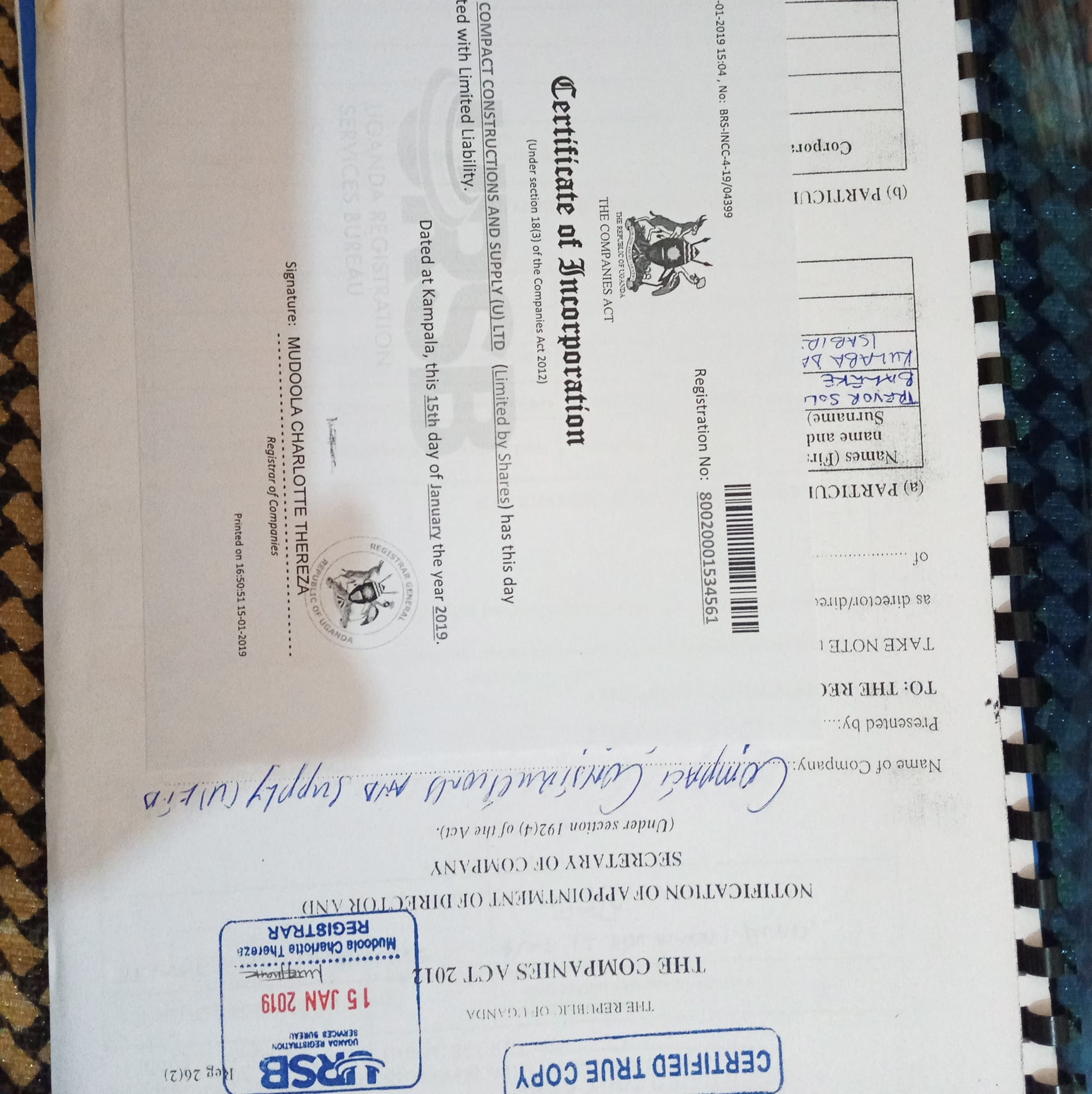 Compact construction & Supply Company Ltd