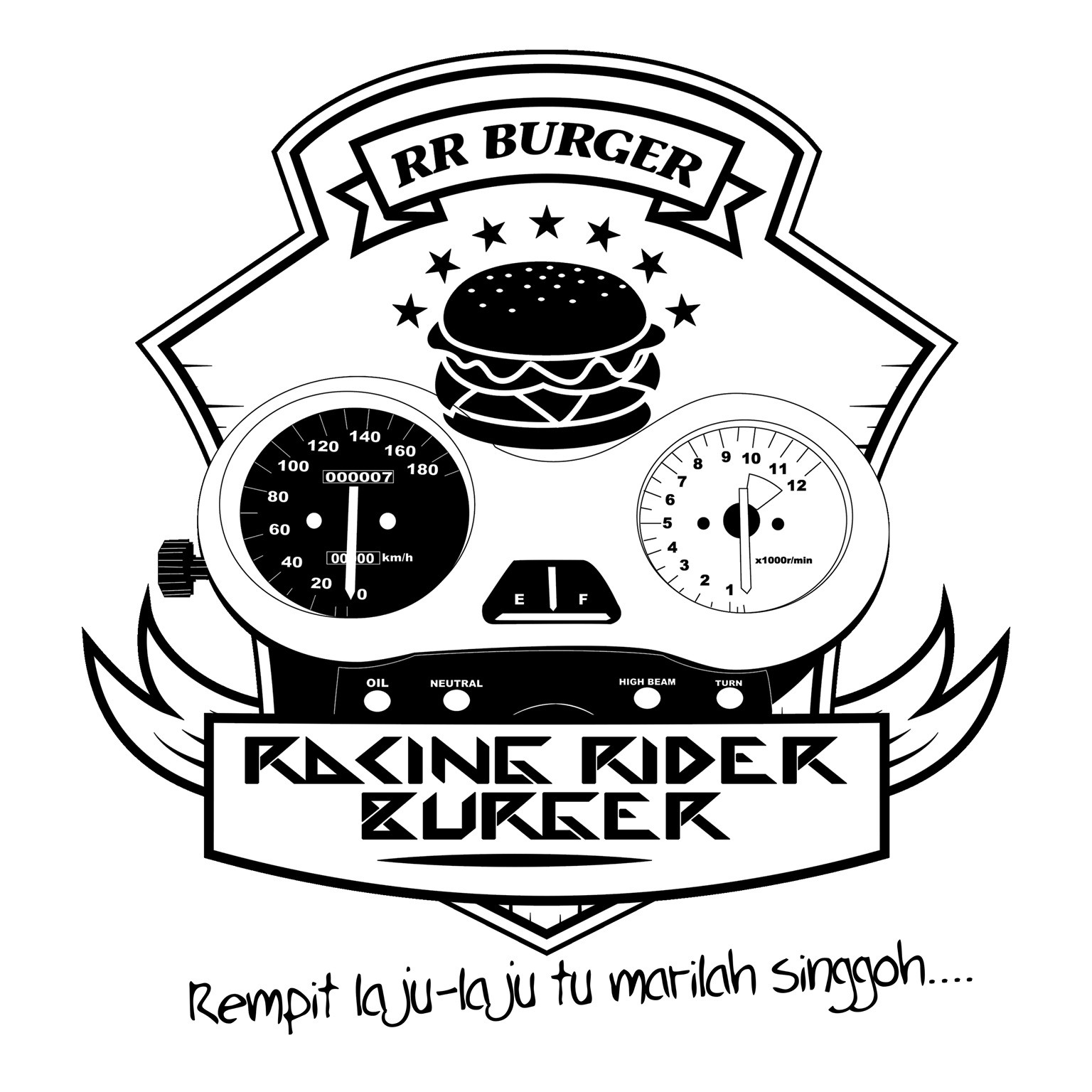 Racing Rider Burger