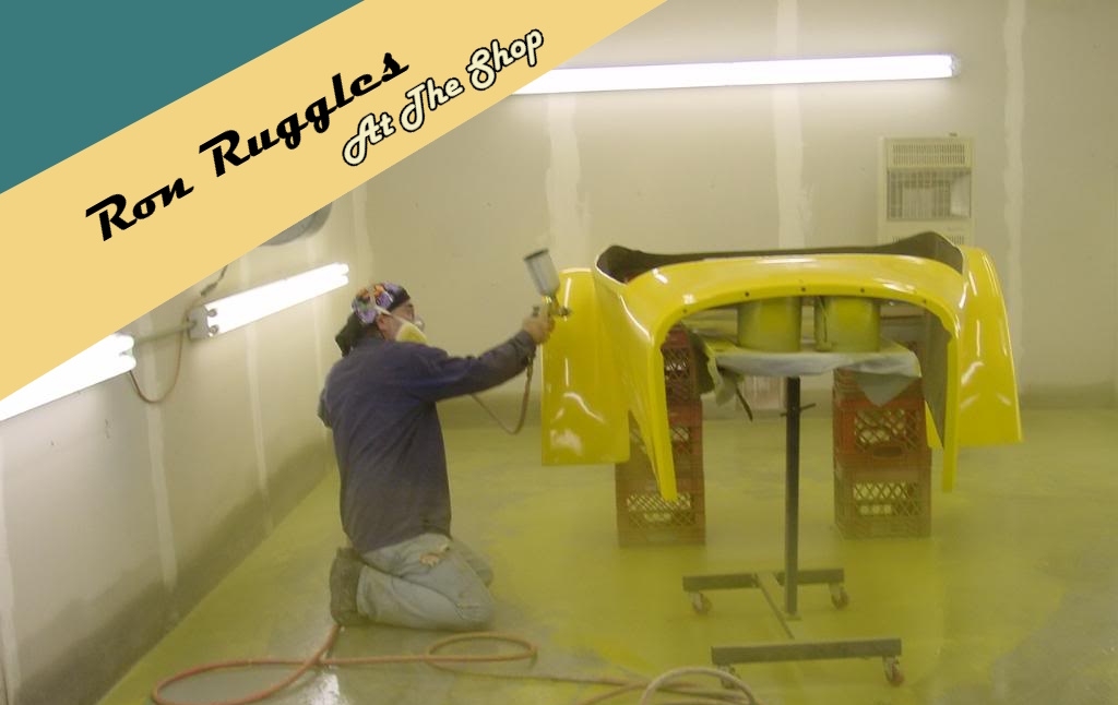 Ron Ruggles at the shop