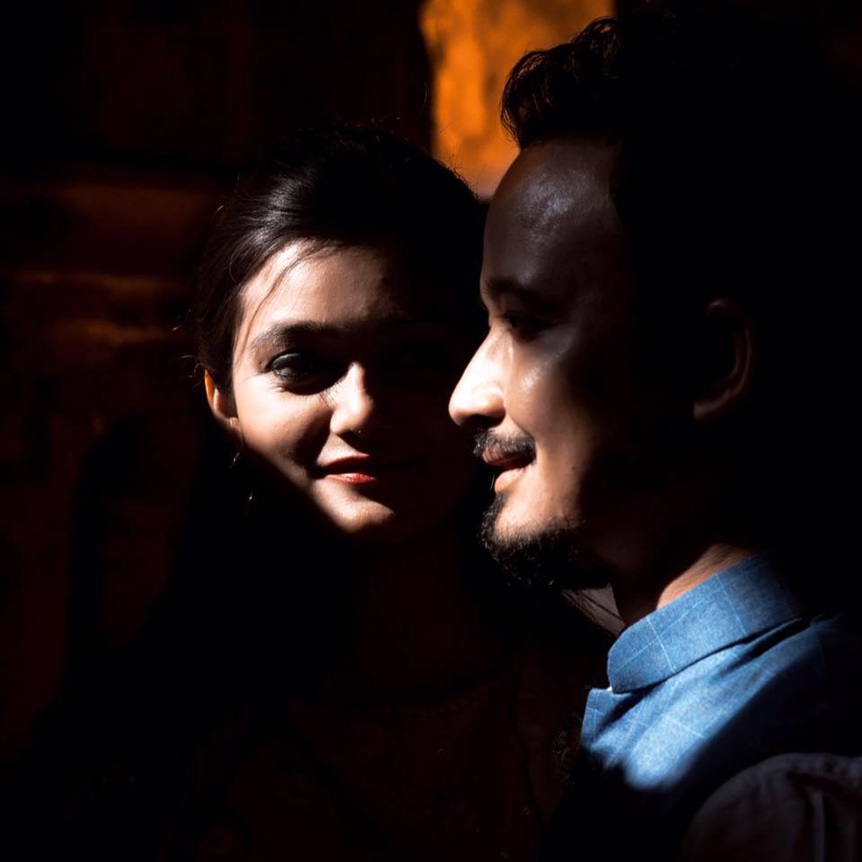 Two souls. Endless blues. A love story written in the hills. 🤍 ...
