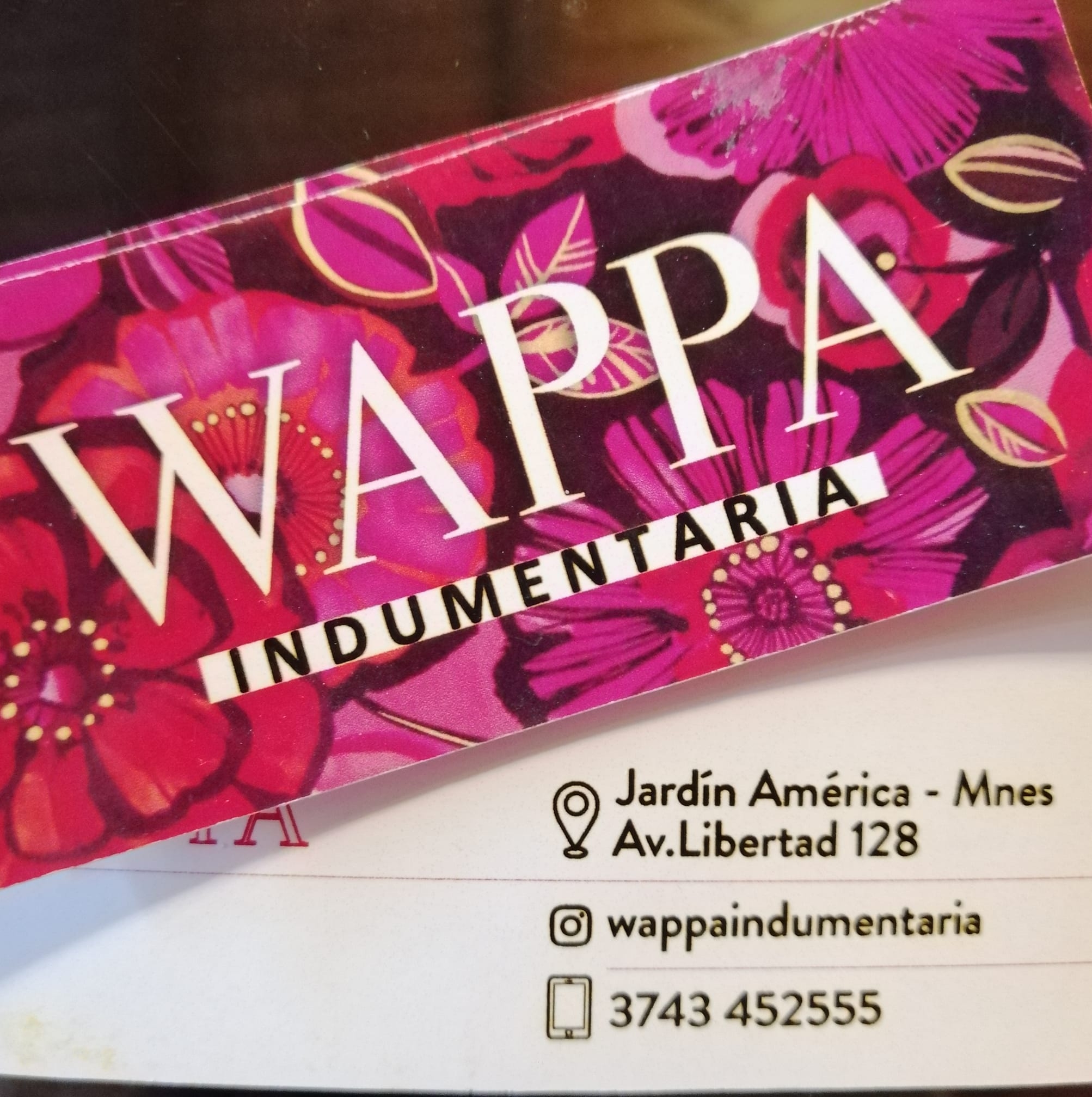 WAPPA Indumentaria | Jardín América