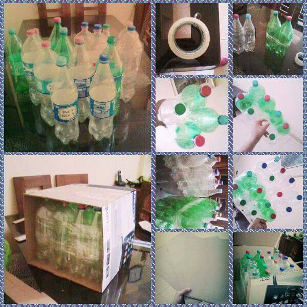 Puff con Botellas Recicladas-Tutoriales