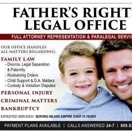 Fathers Rights Legal Office | Riverside CA