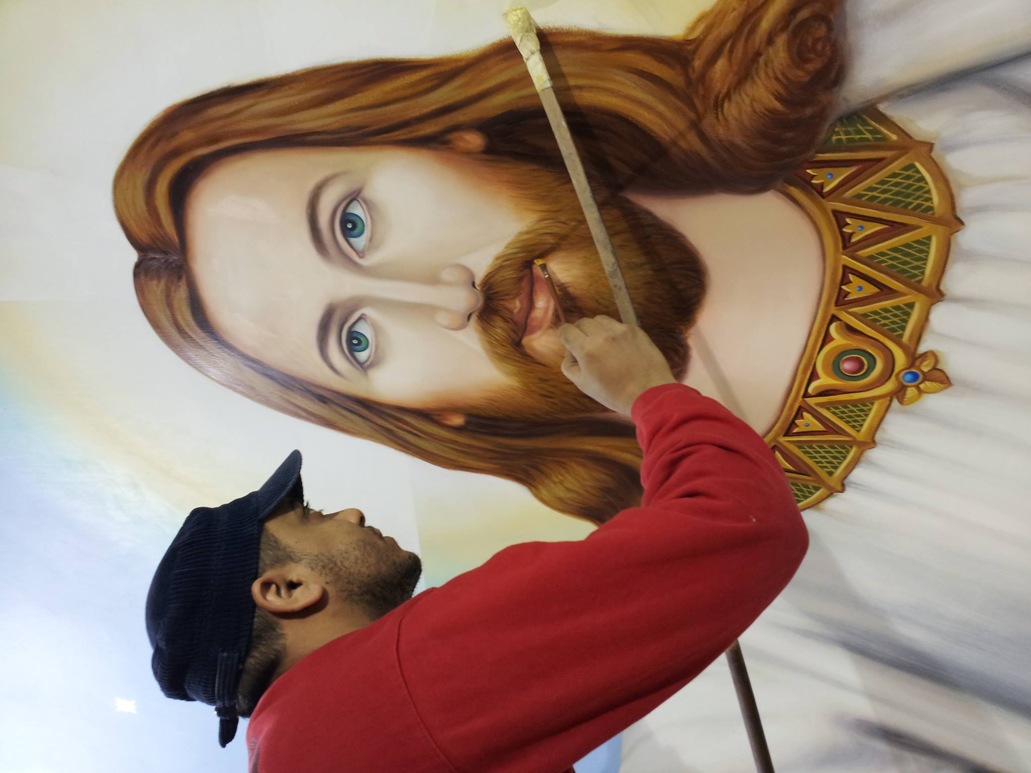 رسم الفنان مجدى لبيب