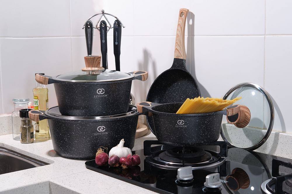 Set Periuk Marble EzyCook 6-in-1
