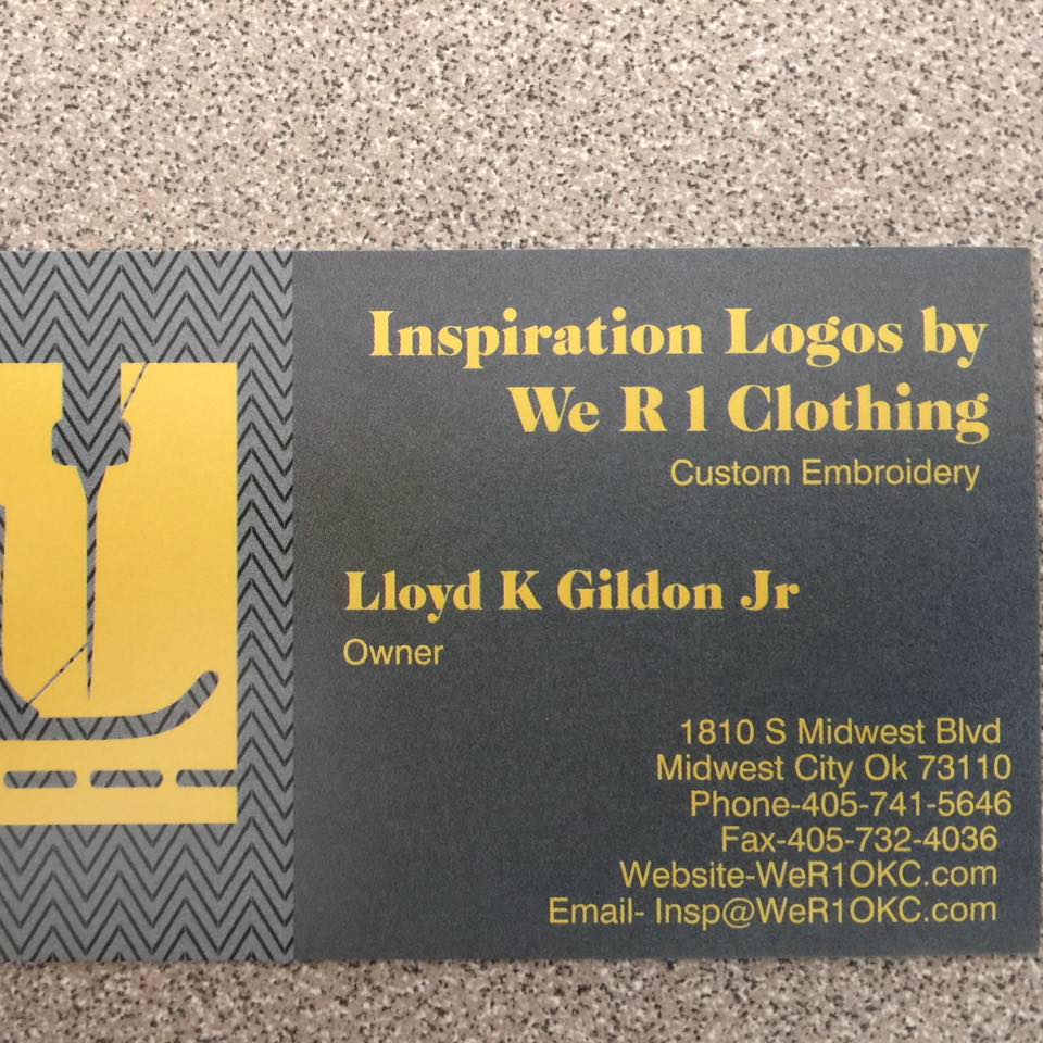 Inspiration Logos by We R 1 Clothing | Oklahoma City OK