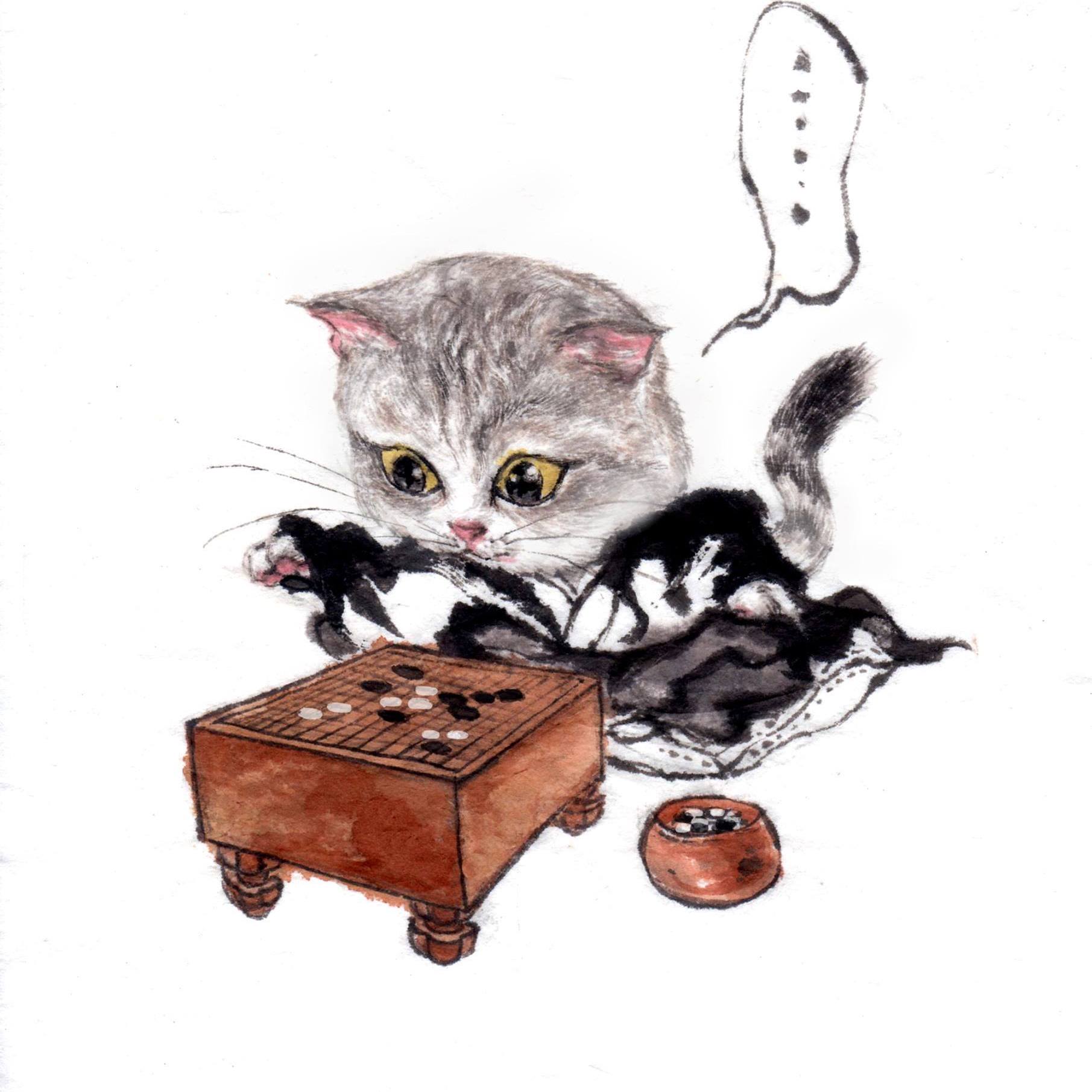 貓劍客 圍棋道場 - 因跟三島響合照意外被討論的上村花音業餘5段... | Facebook