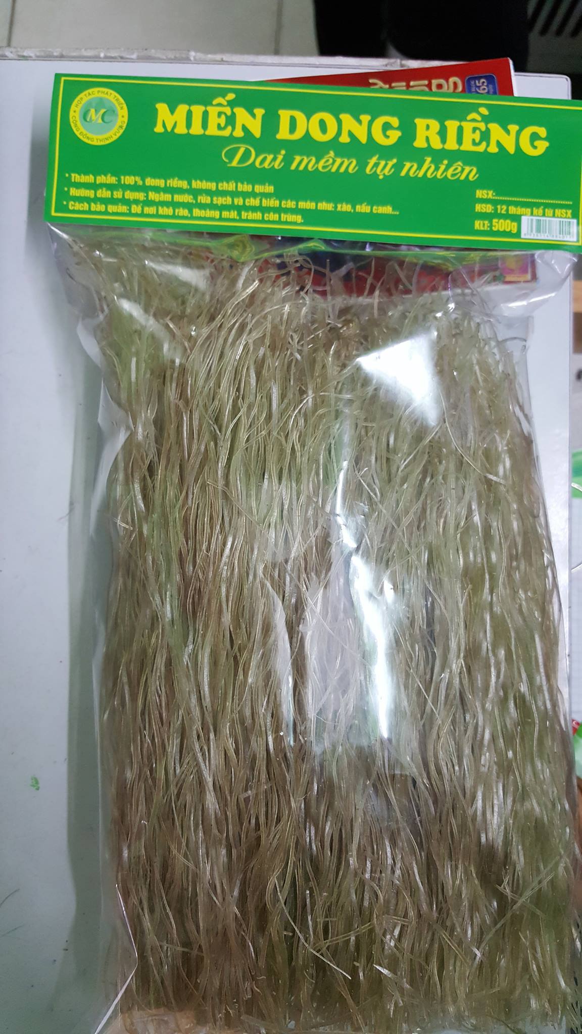 Miến Rong Riềng - Ăn chay- Ăn kiêng