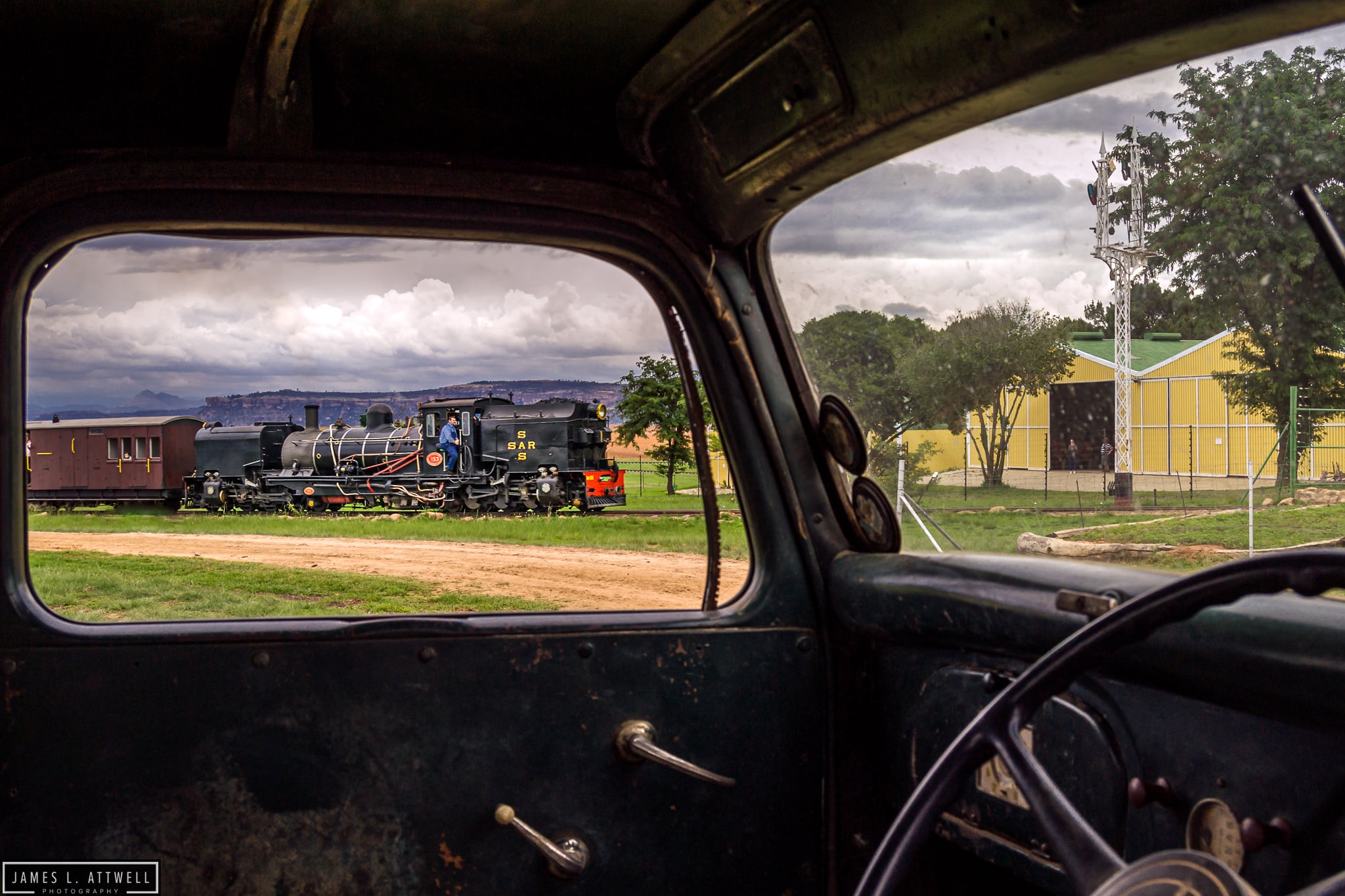 Long before Sandstone had steam trains or military vehicles, rescued ...