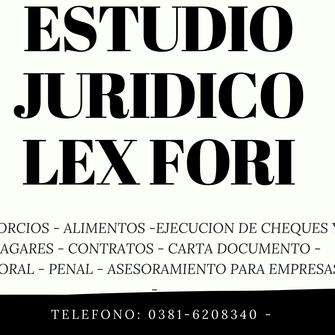 Lex Fori Estudio Jurídico Integral
