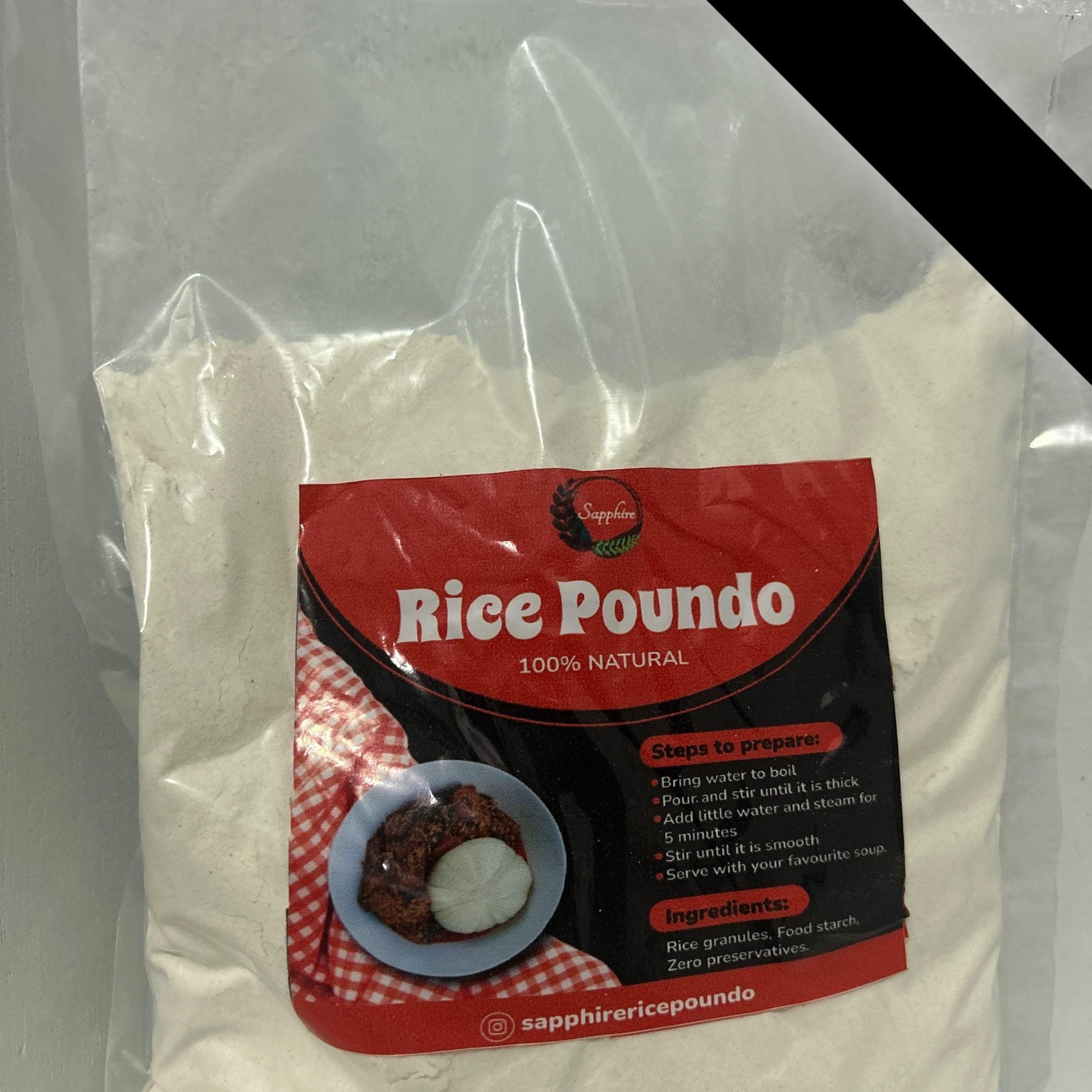 Sapphire Rice Poundo