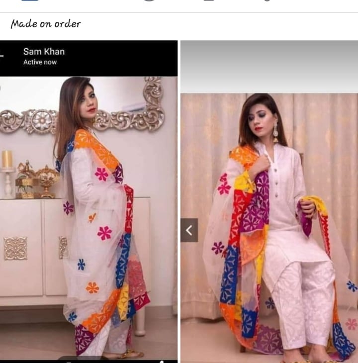 Nosheen Aplic Work Clothing | Hyderabad Lines