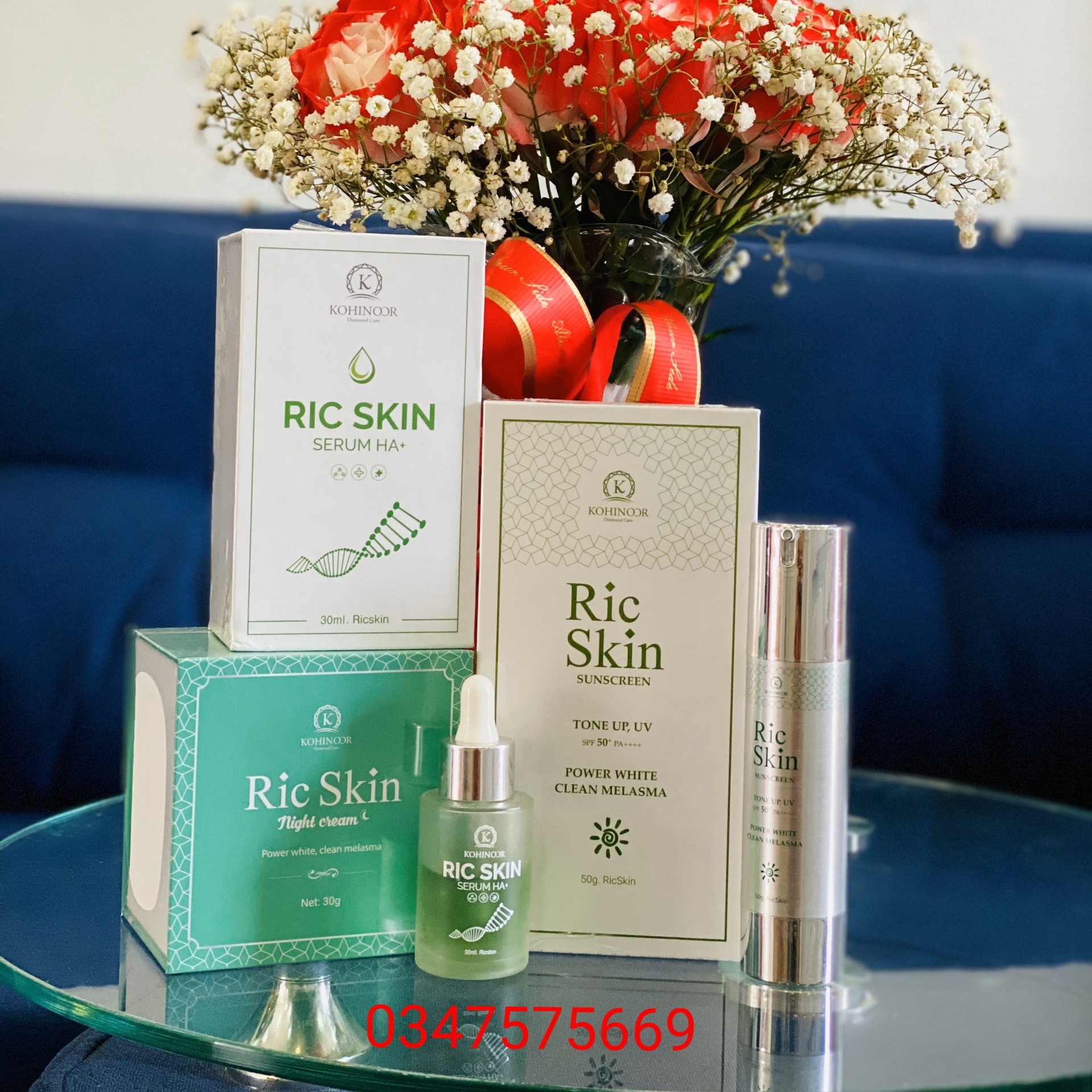 RIC SKIN kem dưỡng trắng da trị nám