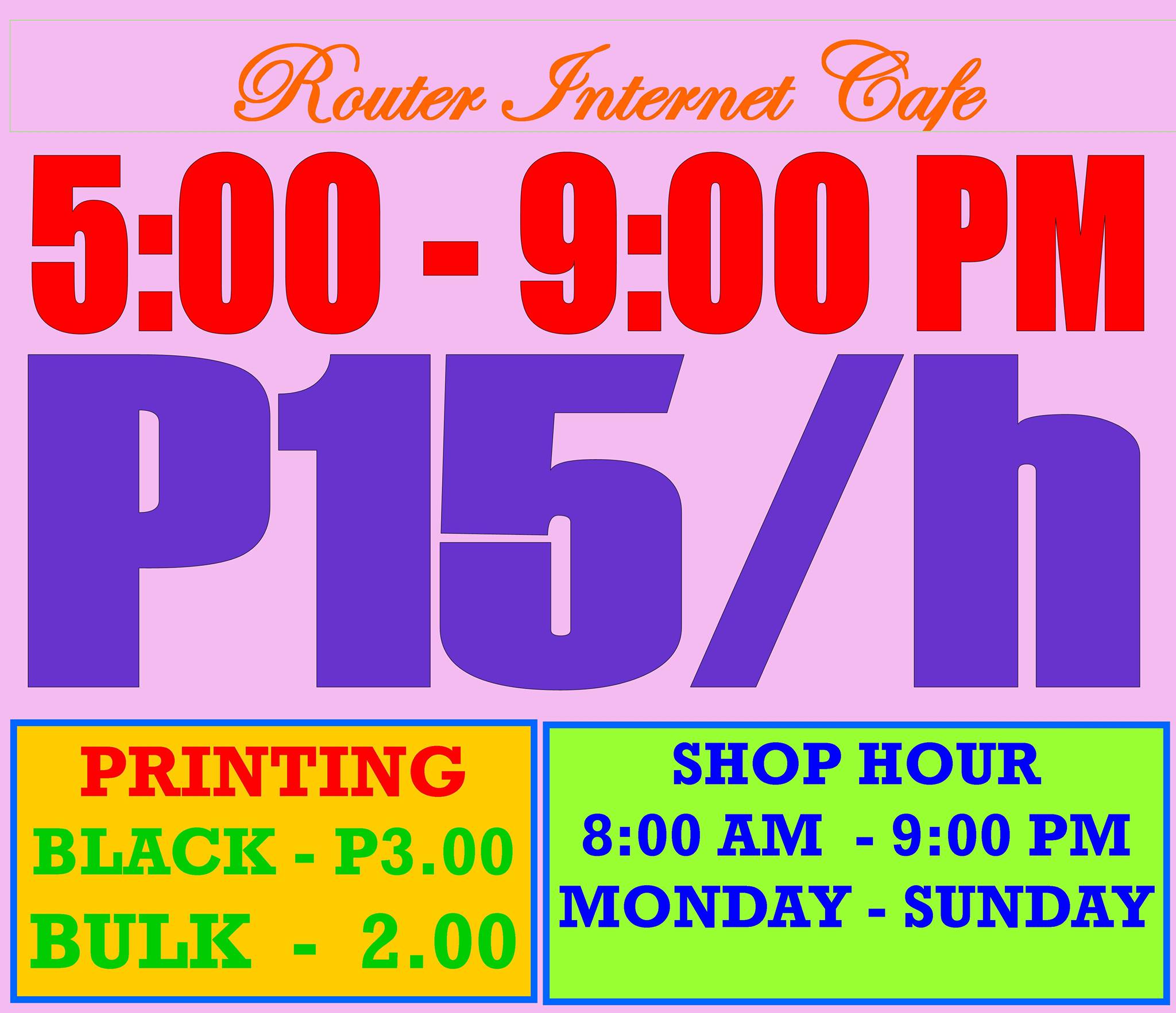Router Internet Cafe | Naval