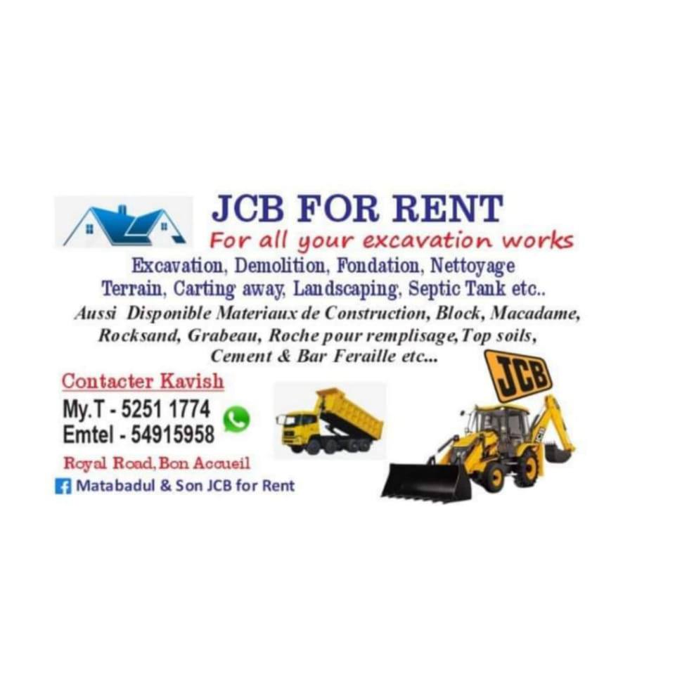 Matabadul & Son JCB for Rent
