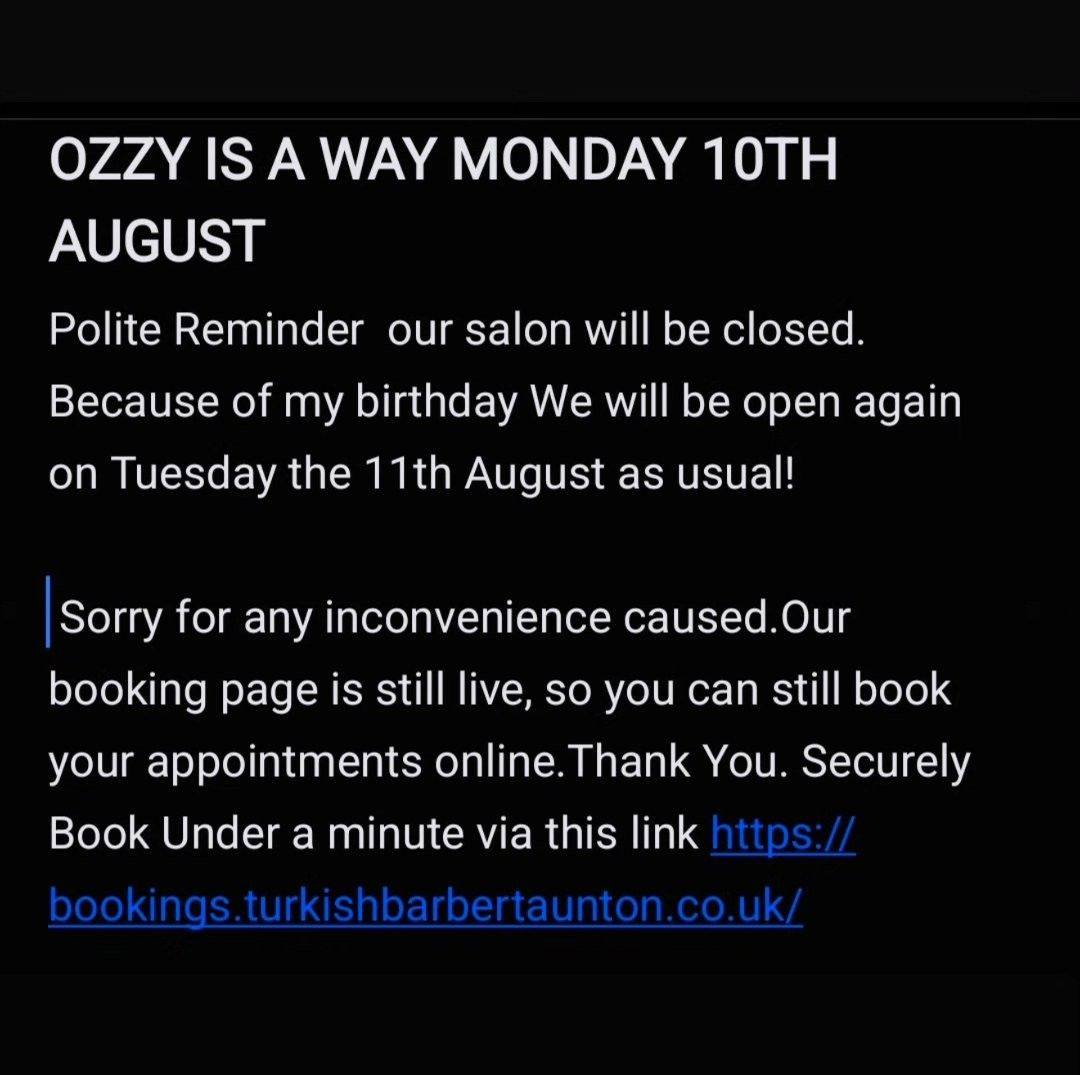 Turkish Barber Taunton Ozzy | Taunton