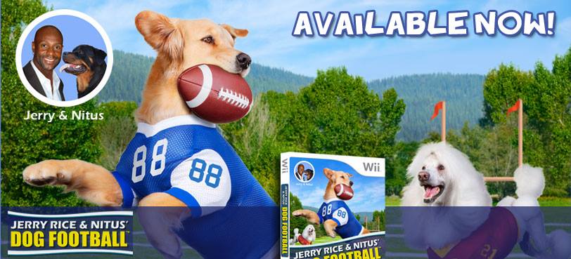 Jerry Rice & Nitus' Dog Football