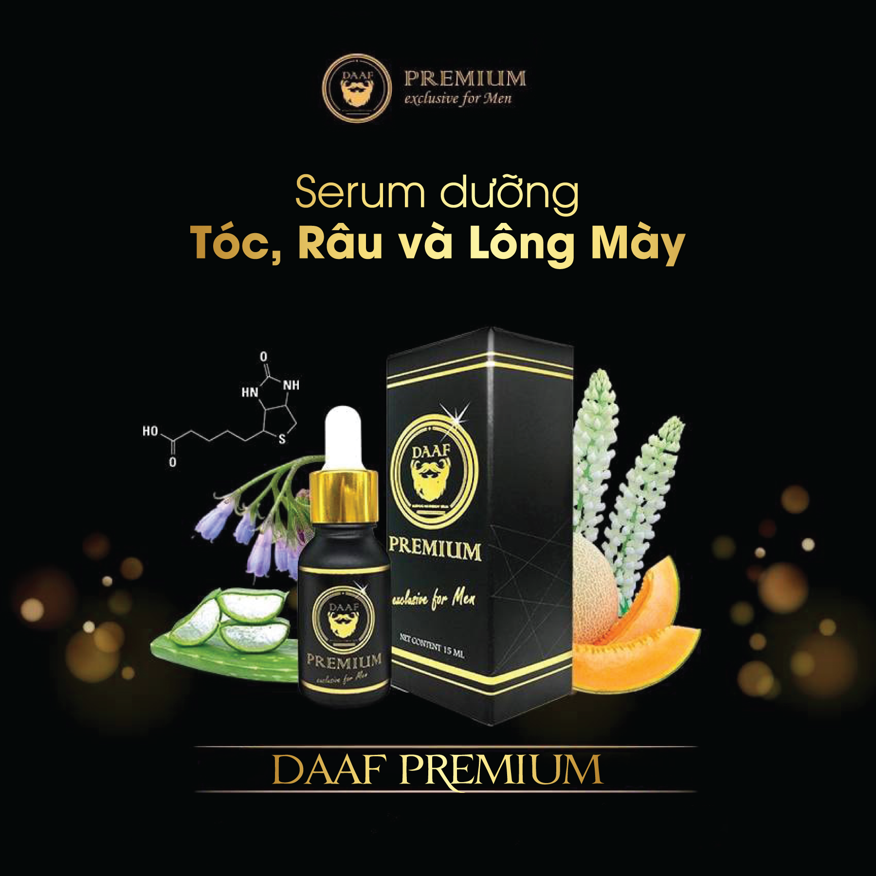 DAAF - SERUM Kích thích mọc râu, lông mày | Ho Chi Minh City