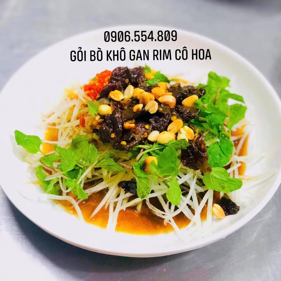 Gỏi Bò Khô Gan Rim Cô Hoa
