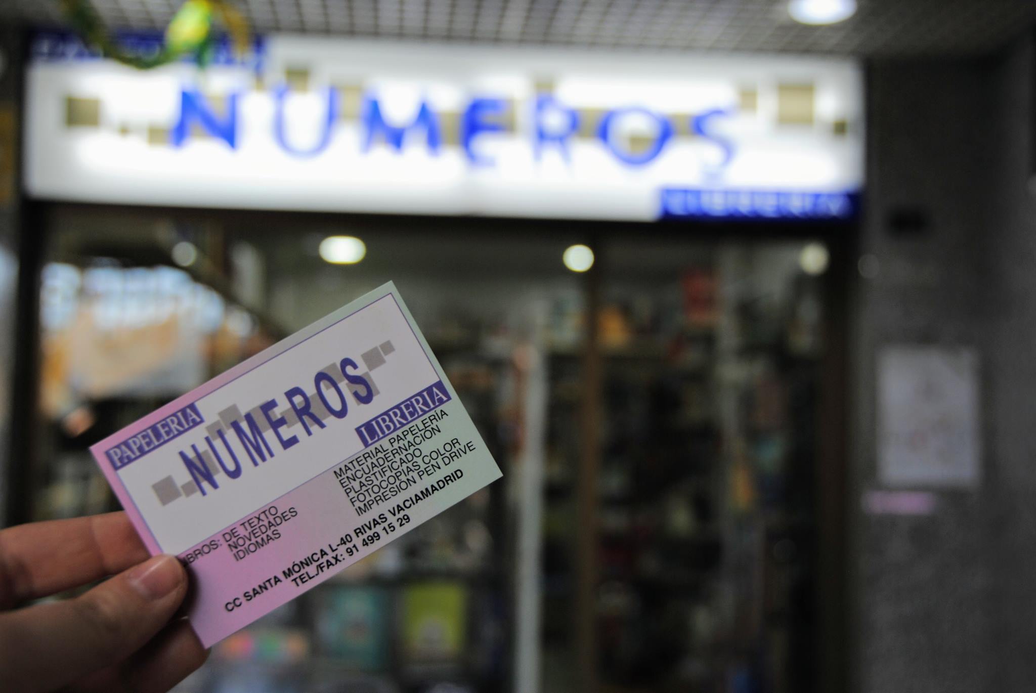 Librería Números | Rivas-Vaciamadrid