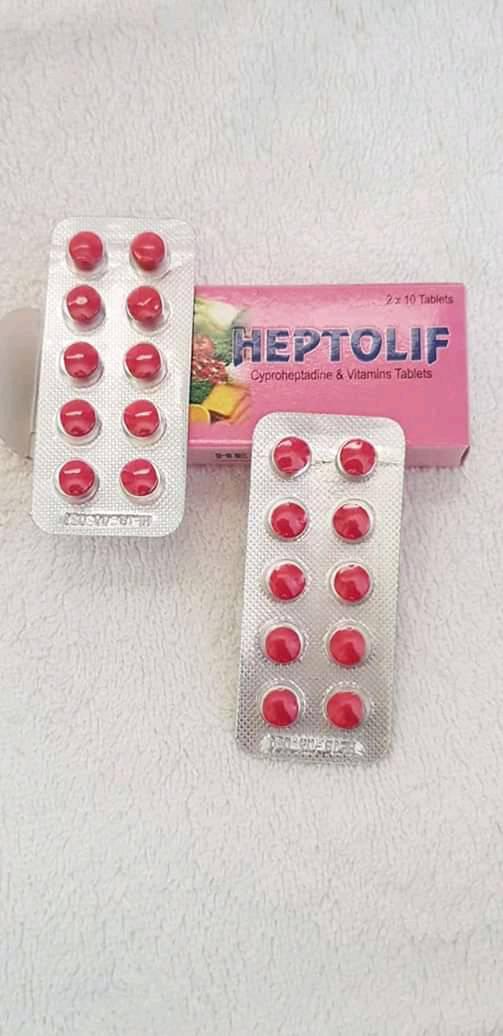 Vitamine B3 Heptolif - Boîte De 20 Comprimés - Pour Gain De Poids/énergie - Neuf (Péremption 2026)