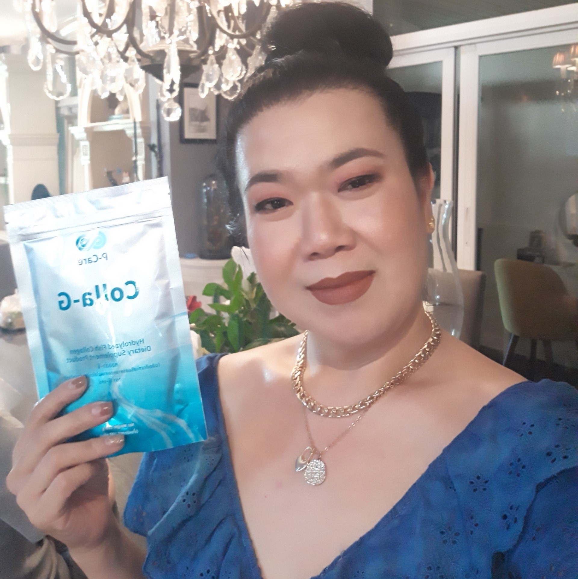 Colla-G Peptide Collagen คอลลาเจนแท้ 100% ปวดเข่า เข่าเสื่อม ผิวพรรณ ...