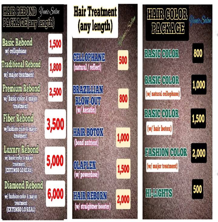 YUNiC SALON - 📌Claimed promo slot 🌼Full hair color... | Facebook