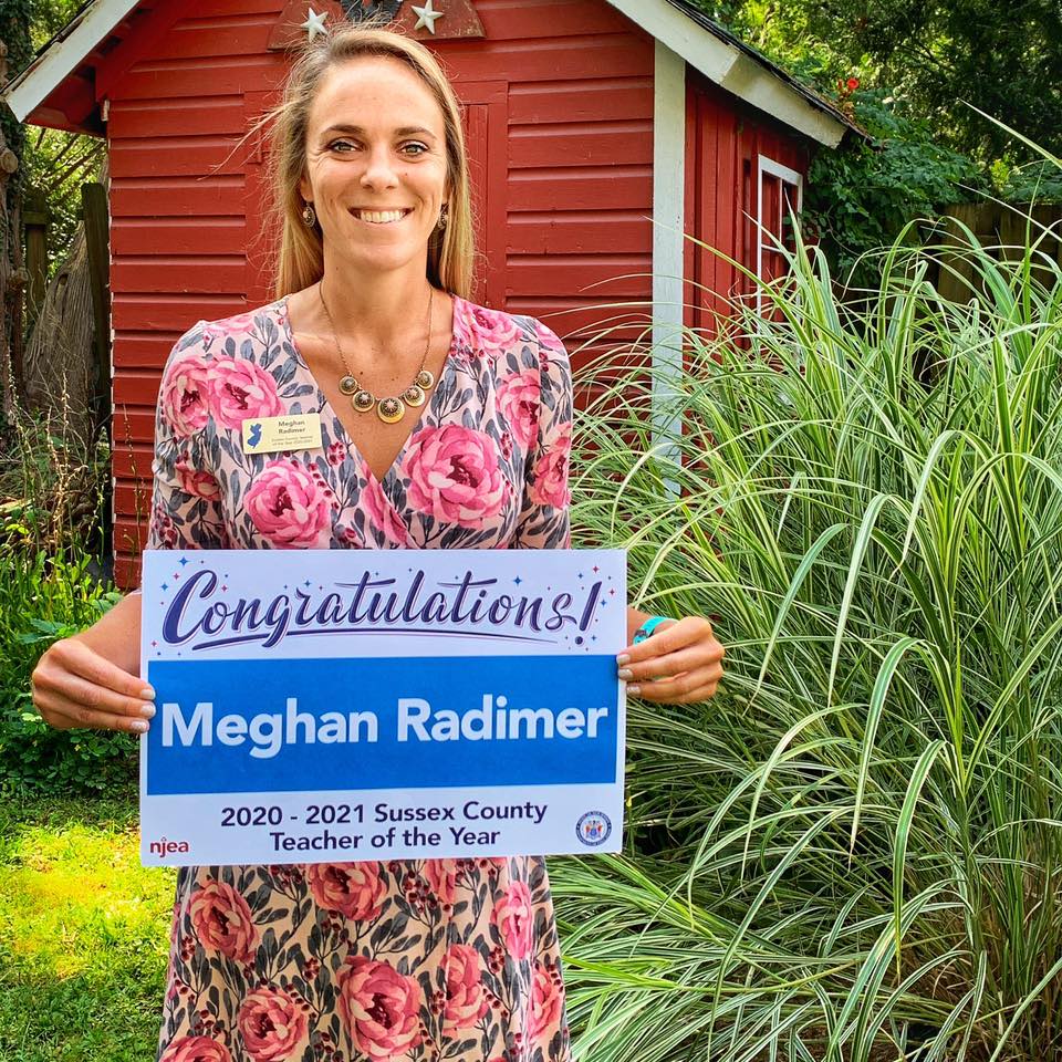 Meghan Radimer - Sussex County Teacher of the year 2020-2021