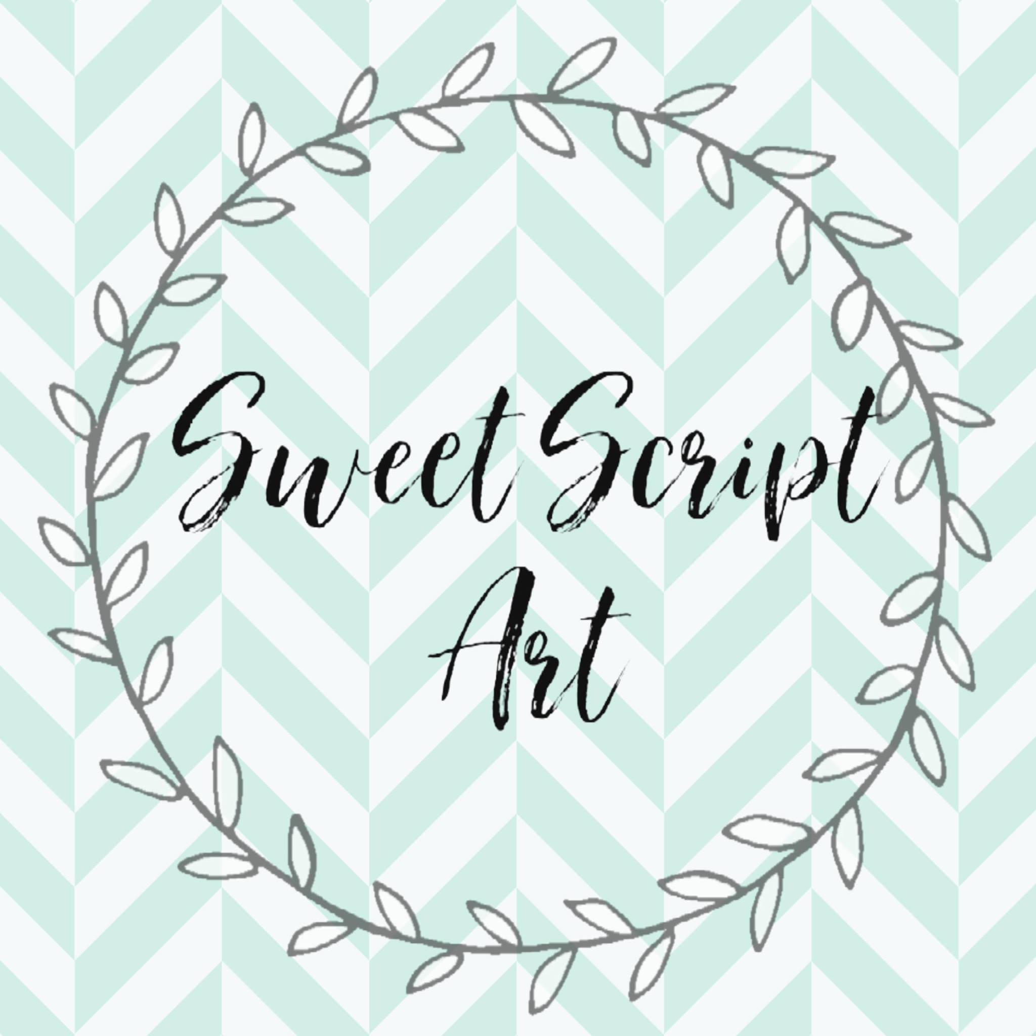 Sweet Script Art