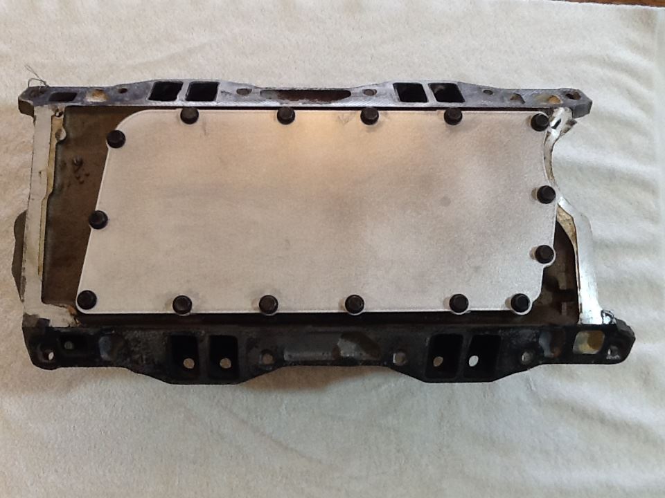 Aluminum Intake Manifold Plenum Repair Plate For Dodge 360 Magnum V8 5.2L 5.9L Engines (1992-2003)