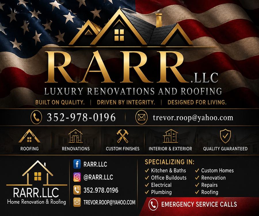 RARR LLC Home Renovations & Roofing | Groveland FL